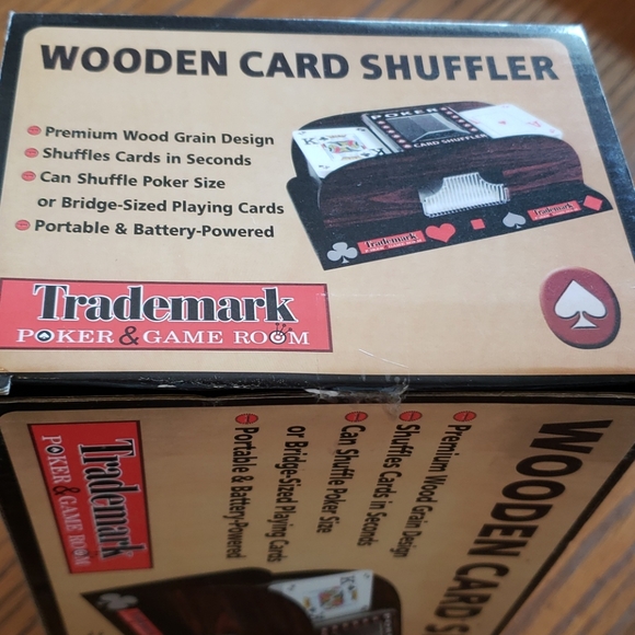 Trademark Poker & Game Room Wooden Card Shuffler - Picture 2 of 7
